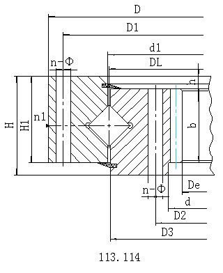 11系列內(nèi)齒型回轉(zhuǎn)支承